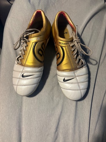 Nike gold and white t90s - and,