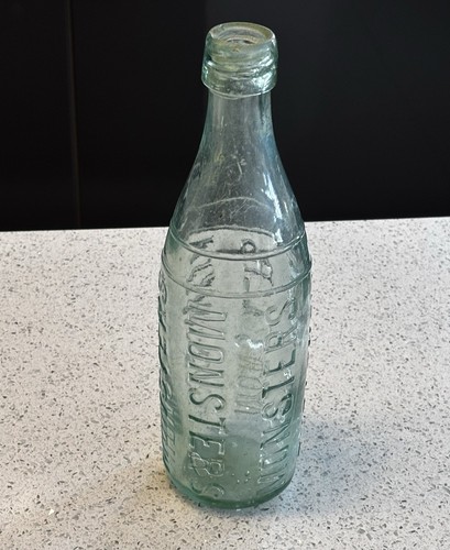 Monsters vintage green glass - monsters,