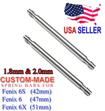 1.8mm & 2.0mm  Custom Spring Bar Pins for GARMIN Fenix 6S Fenix 6 Fenix 6X PRO
