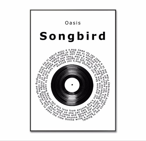 Oasis poster songbird - oasis,