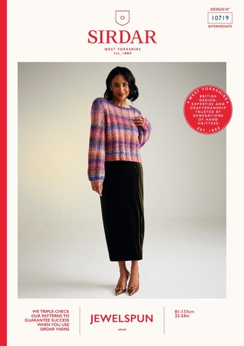 Sirdar jewelspun aran knitting - sirdar,