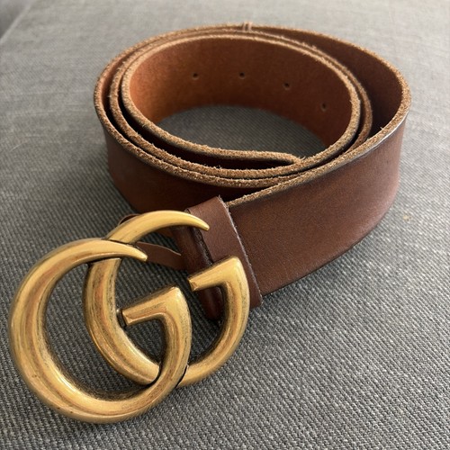 Authentic gucci brown leather - brown,