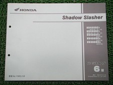 HONDA Genuine Used Motorcycle Parts List Shadow Slasher 400 Edition 6 663