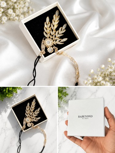 Babeyond gold tone crystal - gold,