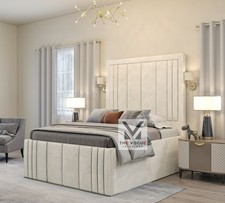 Ottoman Bed Plush Velvet Divan