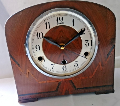 Vintage old mantle clock from - vintage,