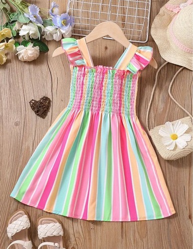 Girls colourful stripe - girls,