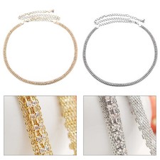 Diamante Metal Waist Belt