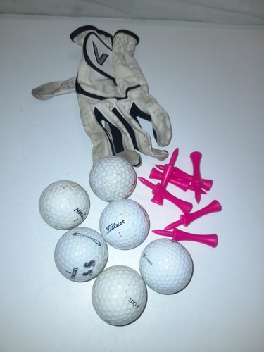 Golf bundle glove 6 balls - golf,