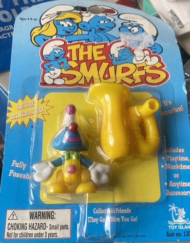 Vintage the smurfs toy - the,