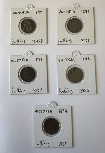Victoria farthings 1890 1894 - farthings, 1890–1894