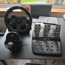 Logitech G29 Racing Steering Wheel with Pedals and Gear Stick PC/PS5 Compatible