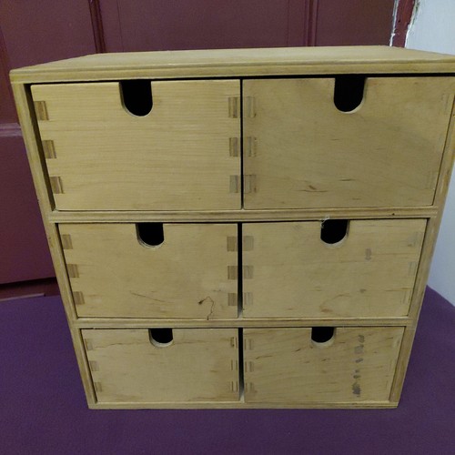 Wooden mini chest drawers - wooden, of