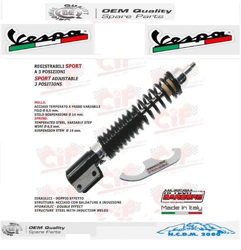 Adjustable front shock - front,