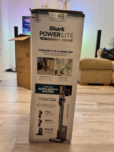 Shark clean empty cordless - clean,