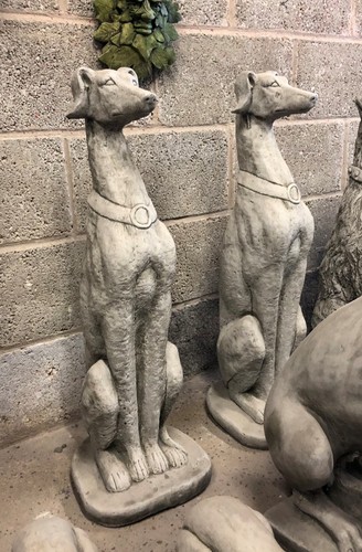Large pair garden stone - (new),