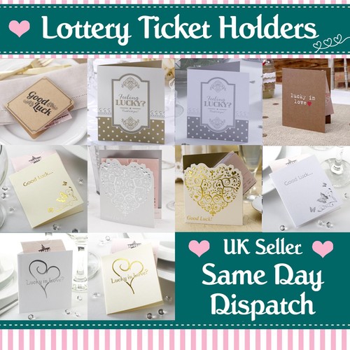 Pack wedding lottery ticket - 10,