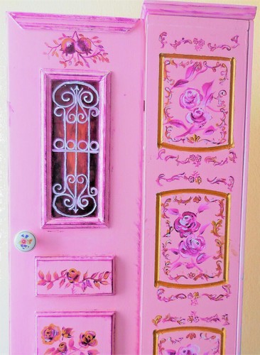 Storage cabinet handpainted - storage,