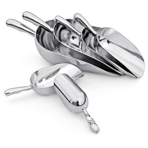Aluminum alloy flour scoop - alloy,