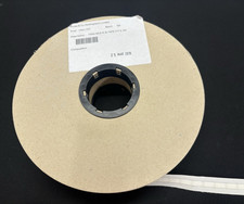 Roman Blind Tape / Twin Sew / Ivory / 20mm Wide / Woven Pockets / 100-Metre Roll