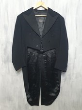 Vintage 1950 Bespoke Tailcoat M Newman Art Tailer Sheffield 42r Wool Silk Suit