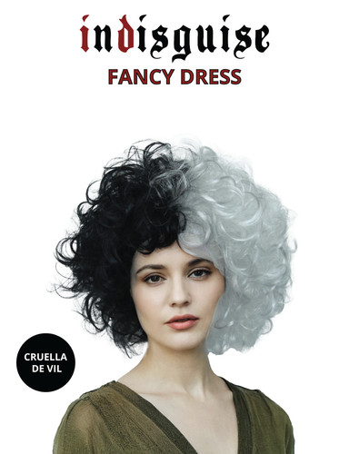 Evil madame cruella wig black - cruella,