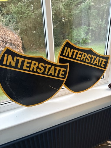Vintage pair usa interstate - of,