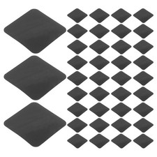 80 Pcs Silver Protector Black