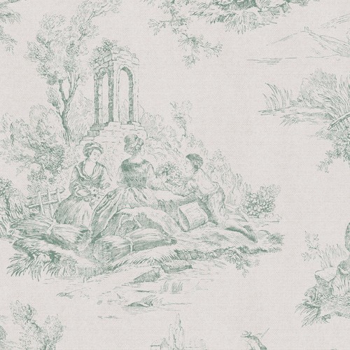 Traditional wallpaper toile - traditional,