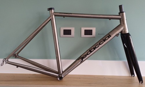 Titanium carbon rim brake - titanium,