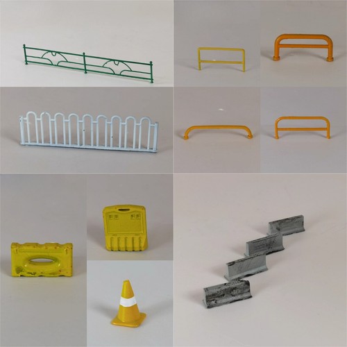 Diorama guardrail model - 1/64,