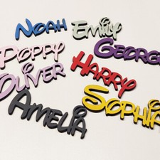 Personalised wooden script