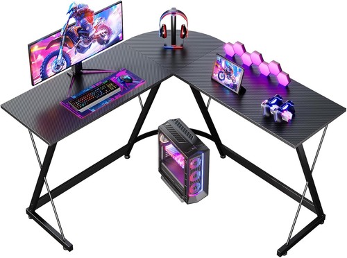 Odk shaped gaming desk - l,