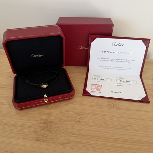 Authentic cartier trinity - authentic, 18k