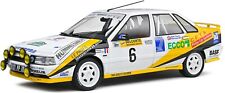 SOLIDO 1:18 Scale Diecast - Renault R21 Turbo GR.A White Rally Charlemagne 1991