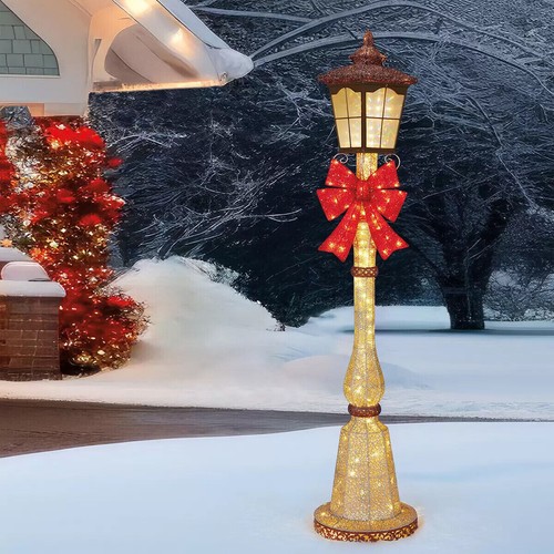 Christmas 7ft gold - 7ft, glitter