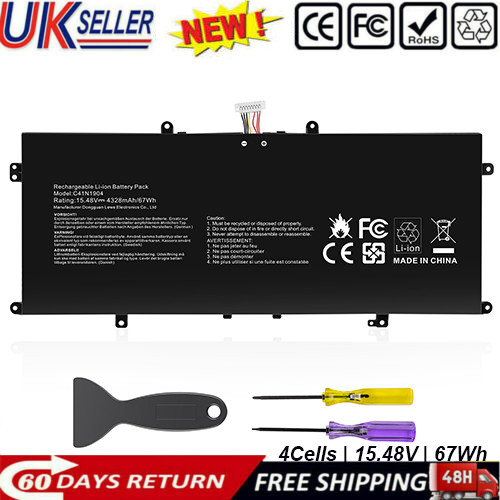 C41n1904 battery for asus - c41n1904-1,
