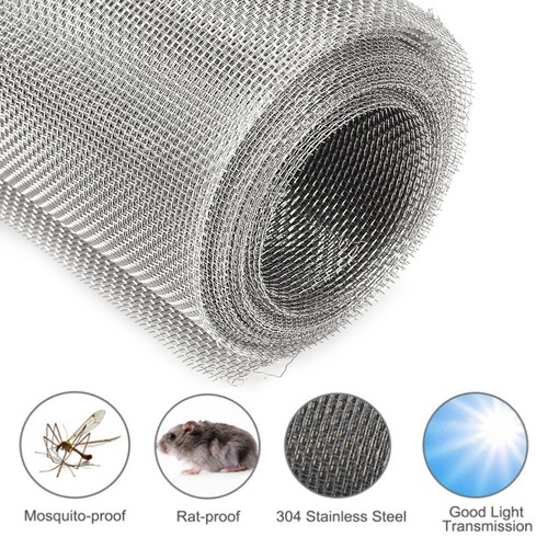 Stainless steel rat mesh - stainless,