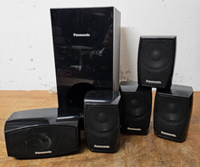 Panasonic SB-HW270 Subwoofer & Surround theatre x5 Speakers System Black 3Ohms