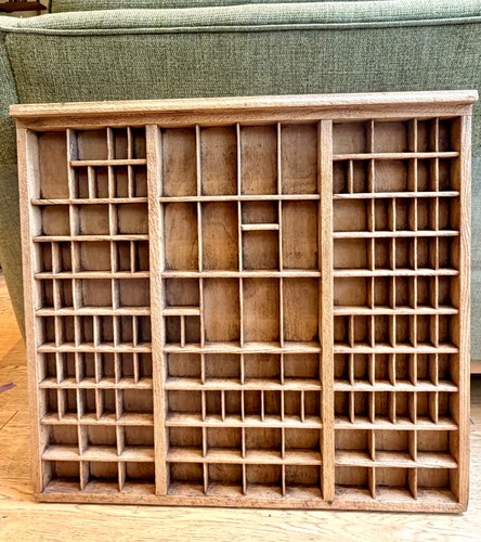 Vintage printers tray - vintage,