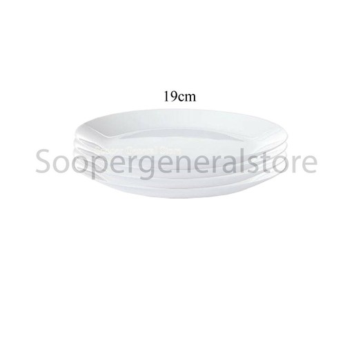White dinner plates - x, bowls