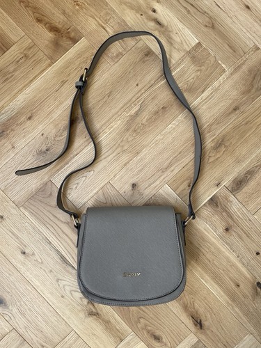 Dkny grey handbag - handbag, women