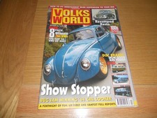 VolksWorld,dec 2003,beetle,karmann,vw,cabriolet,type 2,camper,bus,van,split