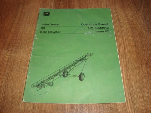 John deere operator - john, manual