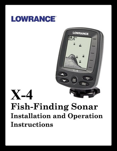 Lowrance fish finding - x-4,