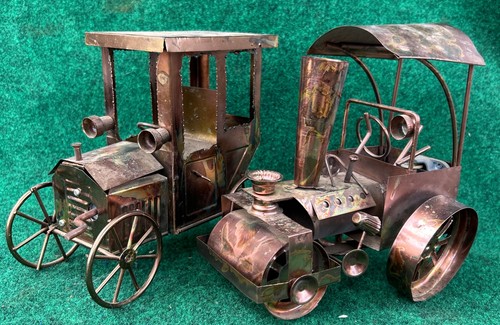 Wilesco steam roller - wilesco, with