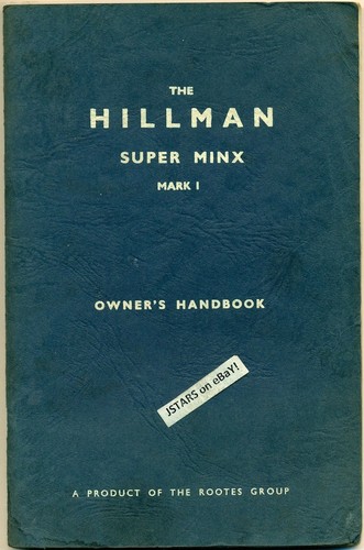 1961 1962 the - hillman, super