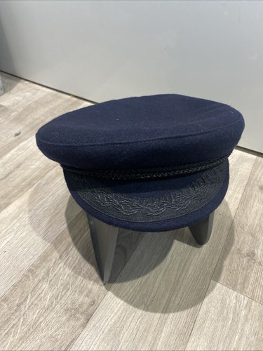 Vintage royal navy - wool, imper
