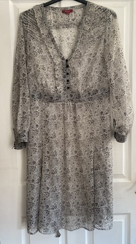 Monsoon sheer grey dress - monsoon,