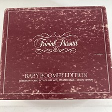 Trivial Pursuit Baby Boomer Edition Subsidiary Card Set 1983 Edition